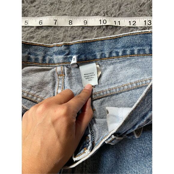 Vintage Calvin‎ Klein made in USA mom high rise jeans size 14 - Picture 6 of 9